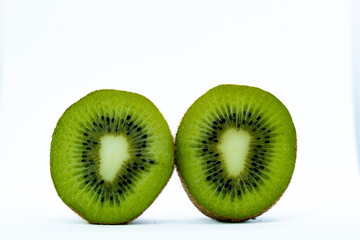 Fototapeta premium Kiwi isolated in white background.