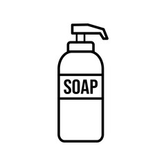 liquid soap - vector icon