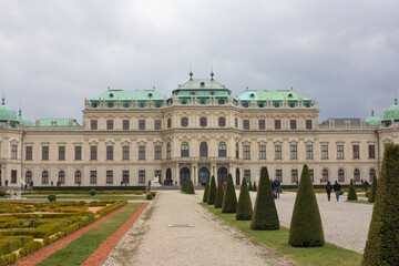 Fototapeta na wymiar belvedere palace city