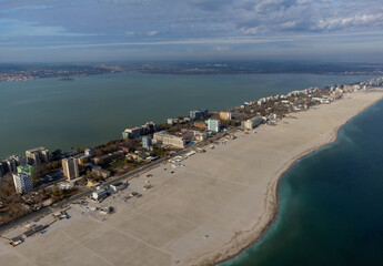 Aerial view of the Mamaia resort - Romania