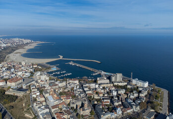 Aerial view of Constanta city - Romania