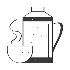 coffee cup and kettle