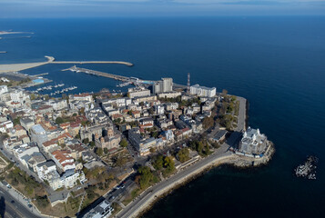 Obraz premium Aerial view of Constanta city - Romania