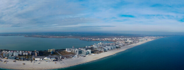 Aerial view of the Mamaia resort - Romania