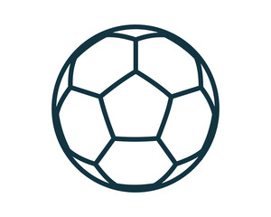 Fototapeta premium Soccer ball icon. Football game ball icons