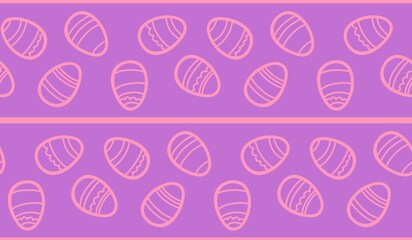 Easter eggs seamless spring pattern for kids clothes print and notebooks and wrapping paper and fabrics