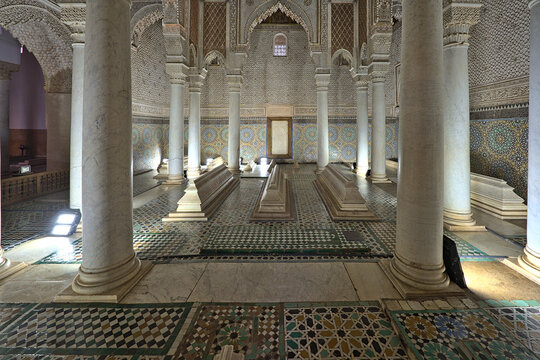 Photo of the Saadian graves in Marrakesh