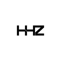 Obraz premium hhz letter initial monogram logo design
