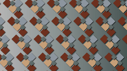 geometrical shape pattern background with decorative ornamental bright illustrations / Desktop, wallpaper, texture, decoration