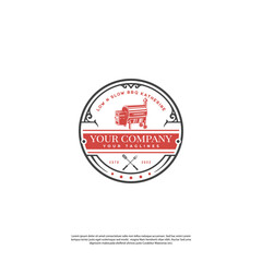 logo vector illustration of vintage grills