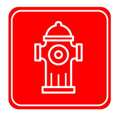 fire hydrant sign