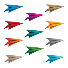 Colorful Paper Planes