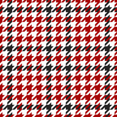 Goose foot. Houndstooth tartan tweed