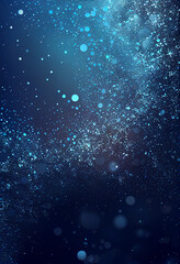 Fototapeta premium Abstract Deep Blue Bright Glitter Background Elegant Design illustration