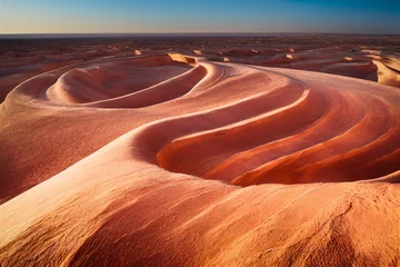 Fototapete Orange Landschaft in der Wüste