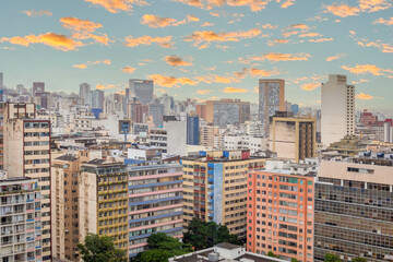 Fototapeta na wymiar Partial view of downtown Belo Horizonte