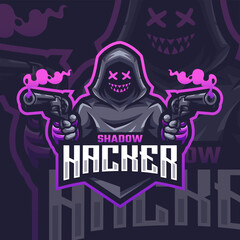 Fototapeta na wymiar Esports logo hacker for your elite group