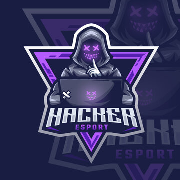Esports logo hacker for your elite group