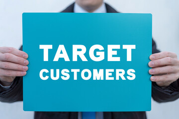 Concept of target customers, buyer persona. Customer behavior. Marketing plan and strategy. Personalization marketing, customer centric strategies. Target audience.