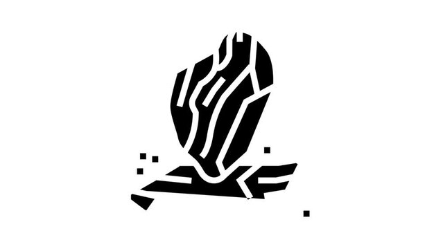 amphetamines drug glyph icon animation