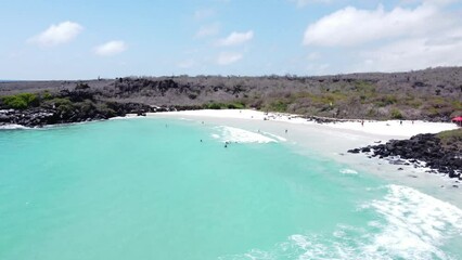 Beautiful blue beach - Puerto Chino - San Cristobal - Galapagos Islands