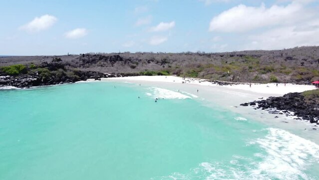 Beautiful blue beach - Puerto Chino - San Cristobal - Galapagos Islands