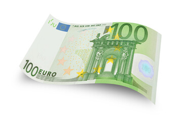 hundred euro banknote - obrazy, fototapety, plakaty