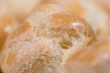 Close Up of Pate a Choux Texture