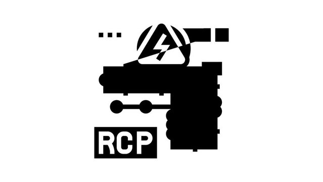 rcp electrical plans interior design glyph icon animation