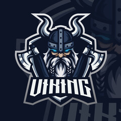 Esports logo viking for your elite team