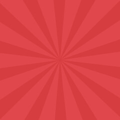 和風背景素材　赤色の集中線　正方形