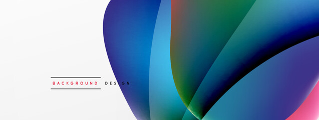 Fluid color abstract background. Liquid gradients, wave pattern. Trendy techno business template for wallpaper, banner, background or landing