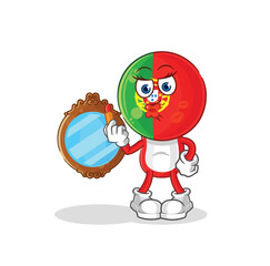 portugal make up mascot. cartoon vector