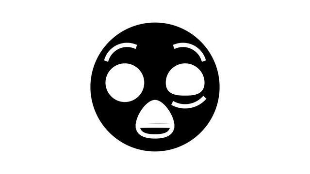 omg emoji glyph icon animation