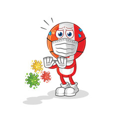 Obraz premium canada refuse viruses cartoon. cartoon mascot vector