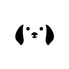 Cute Minimalist Dog Logo