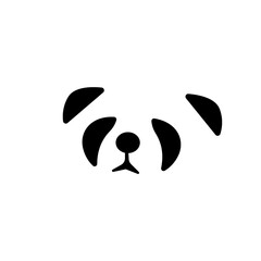 Cute Minimalist Panda Logo