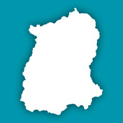 Obraz premium Sikkim State Map Image
