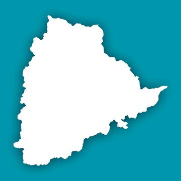 Telangana State Map Image