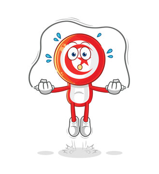 recommend clip art: tunisia jump rope exercise. character vector