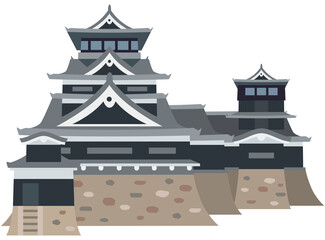 Fototapeta premium 熊本城 熊本県 観光名所