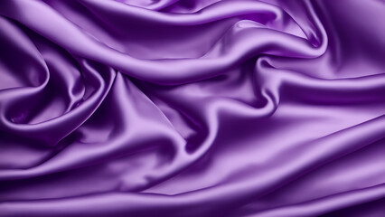 Obraz premium Purple silk fabric background. Backdrop with copy space, graphic elements for design layout. perfect for presentation, compositions, video and print.