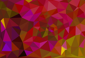 Low poly mosaic background. Template design. Copy space. Vector clip art.