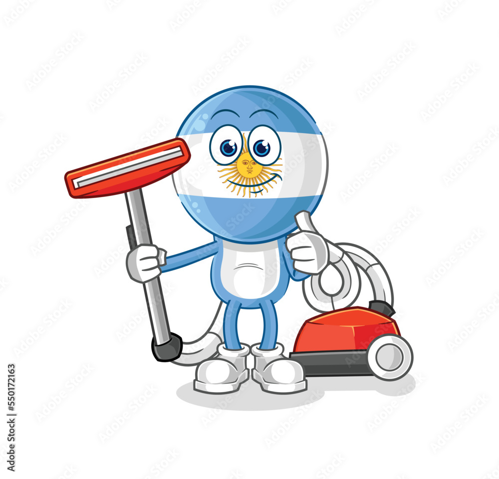 Canvas Prints argentina clean with a vacuum . character vector