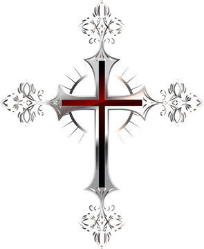 Gothic Silver Cross