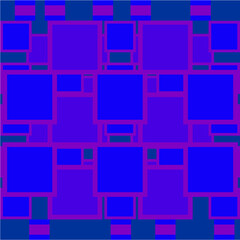 Abstract Blue Cube Small Square Pattern Background