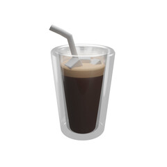 Iced Coffee 3D Icon