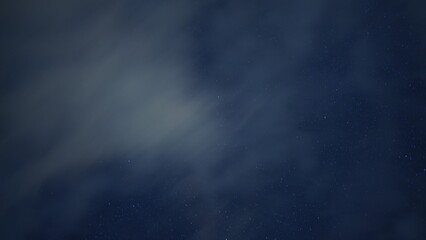 Fototapeta na wymiar The night sky view with the twinkle stars and moving clouds in it