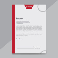 Creative Modern Business Letterhead Design Template