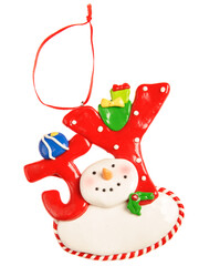 Seasonal Joy Christmas ornament